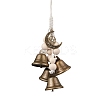 Iron Bell Pendant Decoration HJEW-JM02259-1