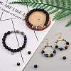 Black Craft Acrylic Beads SACR-TAG0001-02-7