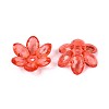 Transparent Acrylic Bead Caps OACR-H118-03G-2