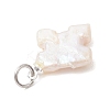 Natural Baroque Keshi Pearl Pendants PALLOY-JF04919-01-5
