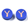 Handmade Polymer Clay Beads CLAY-N011-031Y-2