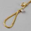 Alloy Curb Chains Anklets AJEW-WH0567-23G-2