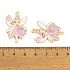 Rack Plating Alloy Enamel Pendants FIND-A040-08D-01G-3