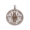 Non-Tarnish 304 Stainless Steel Seven Archangels Pendants STAS-C063-04P-1