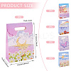 5Pcs 5 Styles Printed Paper Gift Tote Bags ABAG-TA0001-53-3