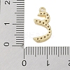 Rack Plating Brass Micro Pave Clear Cubic Zirconia Pendants KK-A224-03J-G-3