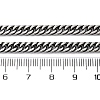 4.5MM 201 Stainless Steel Cuban Link Chain Necklaces NJEW-Q013-14C-3