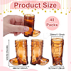 Cowboy Boots Shape PS Plastic Wine Glasses for Doll Miniatures FIND-WH0199-336B-3