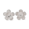 Non-Tarnish Flower 304 Stainless Steel Stud Earrings for Women EJEW-L272-031P-01-1