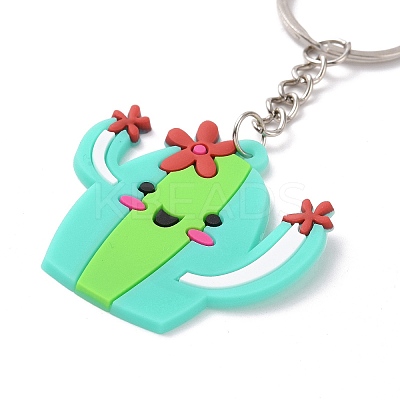 Cartoon PVC Plastic Keychain KEYC-F035-01C-1