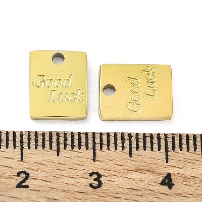 Ion Plating(IP) 316L Surgical Stainless Steel Charms STAS-D029-32G-1