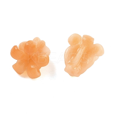 Synthetic Coral Carved Beads CORA-K010-01L-1