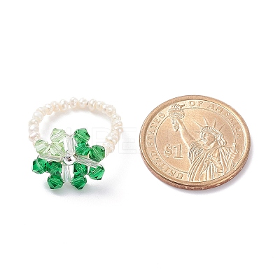 Snowflake Finger Rings RJEW-TA00023-01-1