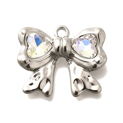 304 Stainless Steel Pendants STAS-Q346-15P-06-1