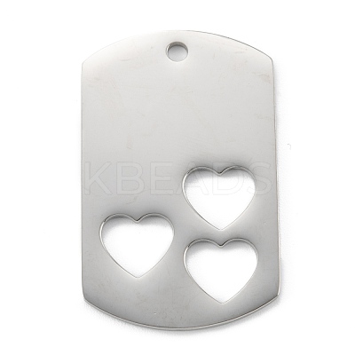 Non-Tarnish 304 Stainless Steel Pendants STAS-G251-04A-P-1