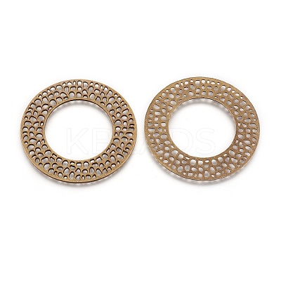 Tibetan Style Alloy Rondelle Big Pendants LS-X-EA13278Y-AB-1