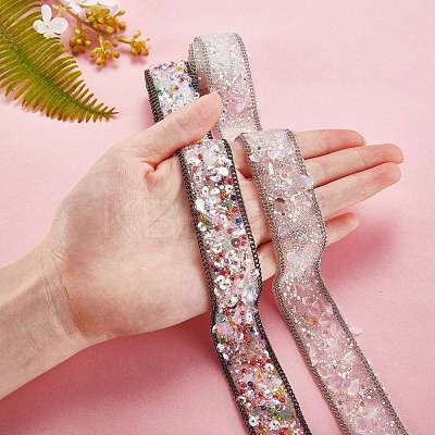 2 Strands 2 Styles Hotfix Resin Rhinestone Tape DIY-SZ0002-18-1