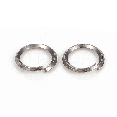 Non-Tarnish 304 Stainless Steel Open Jump Rings STAS-I150-07F-P-1