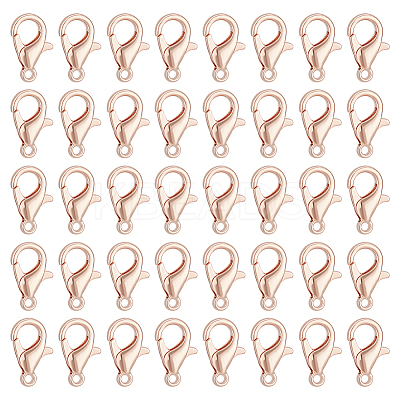 5 Bags Brass Lobster Claw Clasps FIND-BC0005-20RG-1