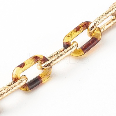 Acrylic & Aluminum Cable Chains Phone Case Chain HJEW-JM00480-01-1