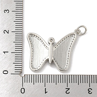 Rack Plating Brass Micro Pave Cubic Zirconia Pendants KK-A200-20P-1