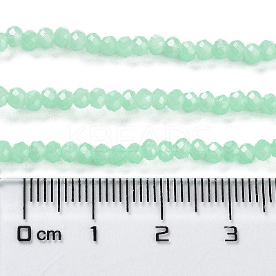Baking Paint Imitation Jade Glass Bead Strands LS-DGLA-A034-J4MM-A22-1