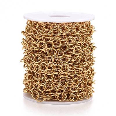 PVD Vacuum Plating 304 Stainless Steel Rolo Chains CHS-F011-08F-G-1