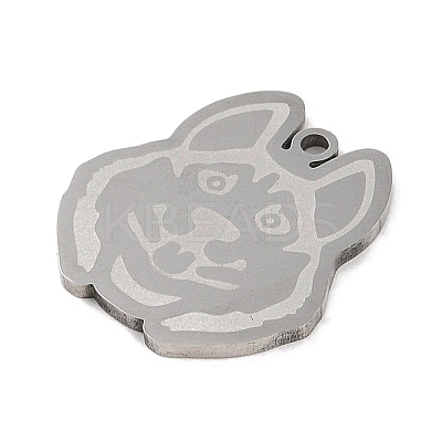 Non-Tarnish 201 Stainless Steel Pendants STAS-C095-41P-1
