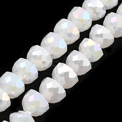 AB Color Plate Glass Beads Strands EGLA-P051-02A-A02-1