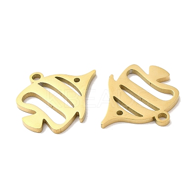 Ion Plating(IP) 304 Stainless Steel Pendants STAS-L020-027G-1