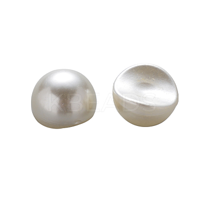 Half Round ABS Plastic Imitation Pearl Cabochons MRMJ-Q092-8mm-D03-1