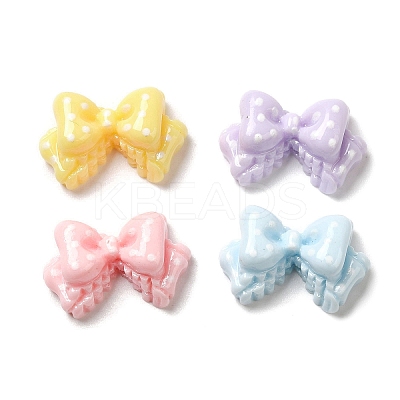 Opaque Resin Cabochons RESI-B017-02B-1