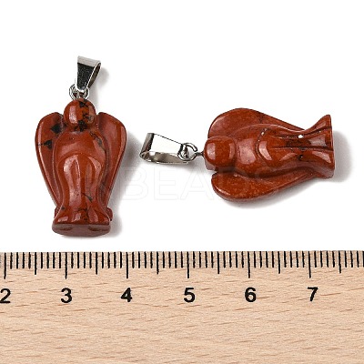 Natural Red Jasper Pendants G-B127-10P-11-1