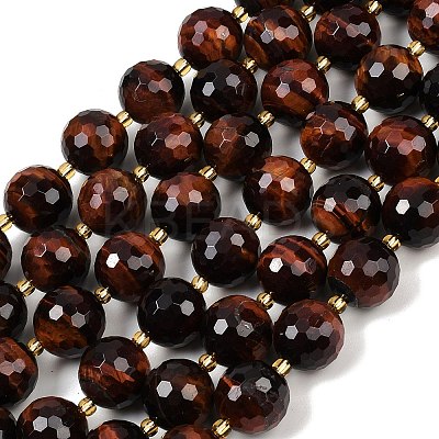 Natural Tiger Eye Beads Strands G-C249-A21-16mm-1