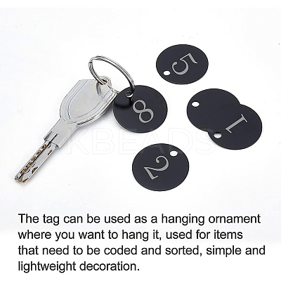 20Pcs Aluminum Blank Metal Tag FIND-BC0001-87-1