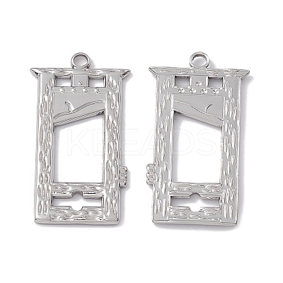 Non-Tarnish 304 Stainless Steel Pendants STAS-B031-10P-1