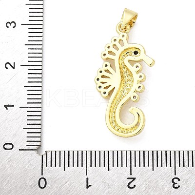 Brass Micro Pave Cubic Zirconia Pendants KK-S511-04C-G-1