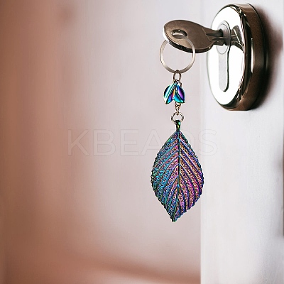 20Pcs 10 Style Rainbow Color Alloy Pendants PALLOY-SZ0001-31-1