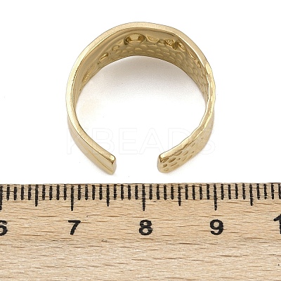304 Stainless Steel Cuff Rings RJEW-D332-012L-G-1