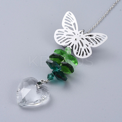 Crystals Chandelier Suncatchers Prisms AJEW-G025-E03-1