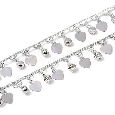 Handmade Brass & Rhinestone Chains CHC-Z001-15P-02-1