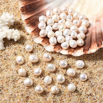 10Pcs Natural Cultured Freshwater Pearl Beads PEAR-YW0001-30-1