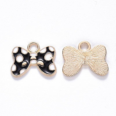 Alloy Enamel Pendants ENAM-N054-007B-1