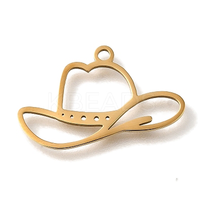 201 Stainless Steel Pendants STAS-R136-23G-1
