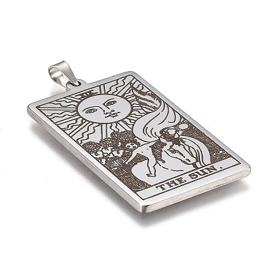 304 Stainless Steel Pendants STAS-H116-01P-1