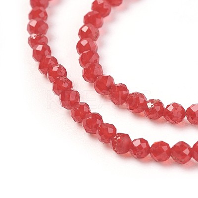 Transparent Glass Beads Strands GLAA-F094-A09-1