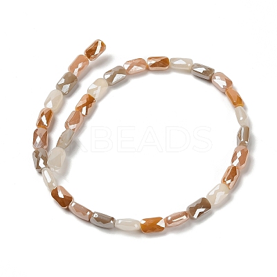 Electroplate Glass Beads Strands EGLA-P065-02A-1