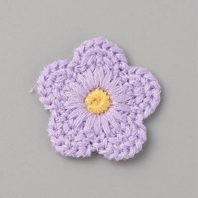 Two Tone Polyester Knitted Ornament Accessories DIY-WH0308-416B-1