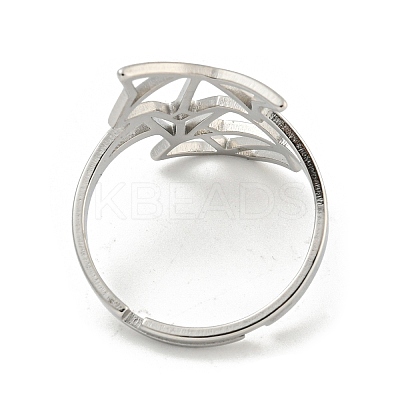 Non-Tarnish 304 Stainless Steel Rings LS-RJEW-R142-01P-1