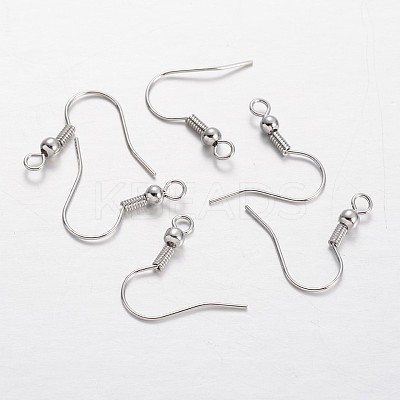 Brass Earring Hooks LS-KK-F371-23P-1